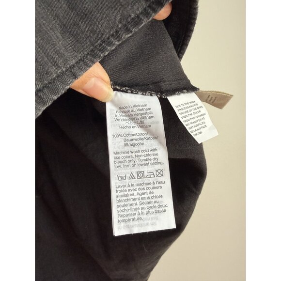 Madewell Denim Hilltop Button Front Shirt In Lunar Wash Boxy Relaxed Fit NWT XL - Picture 9 of 10